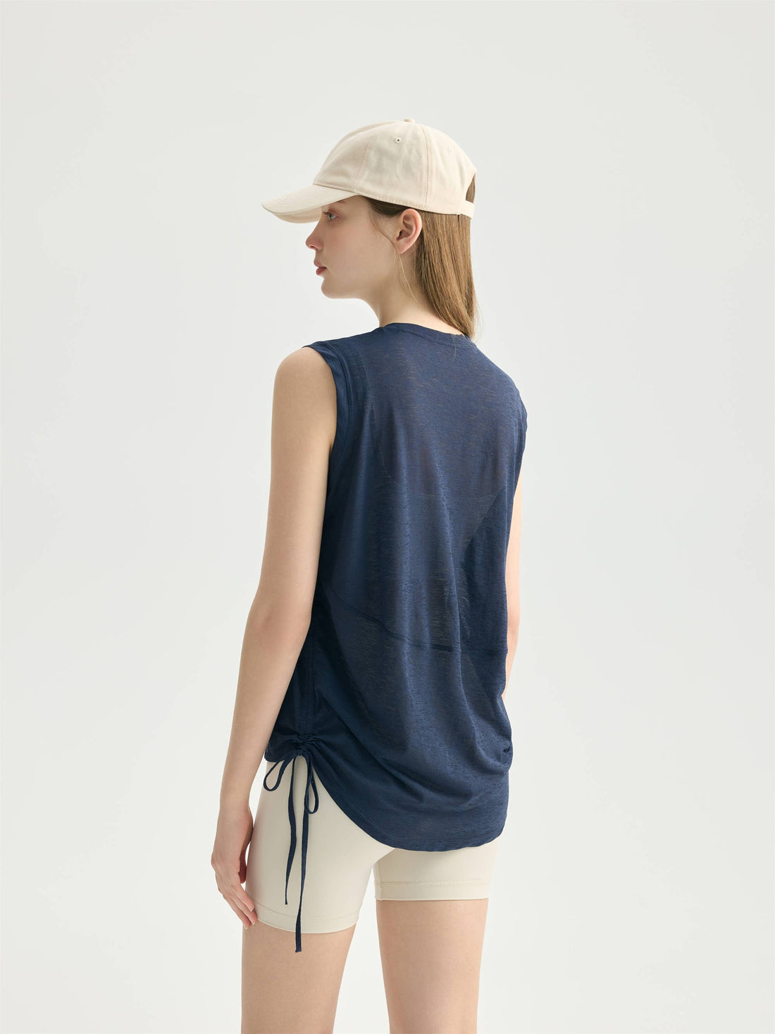 Lucia Side Ruched Cover Up Tank Top