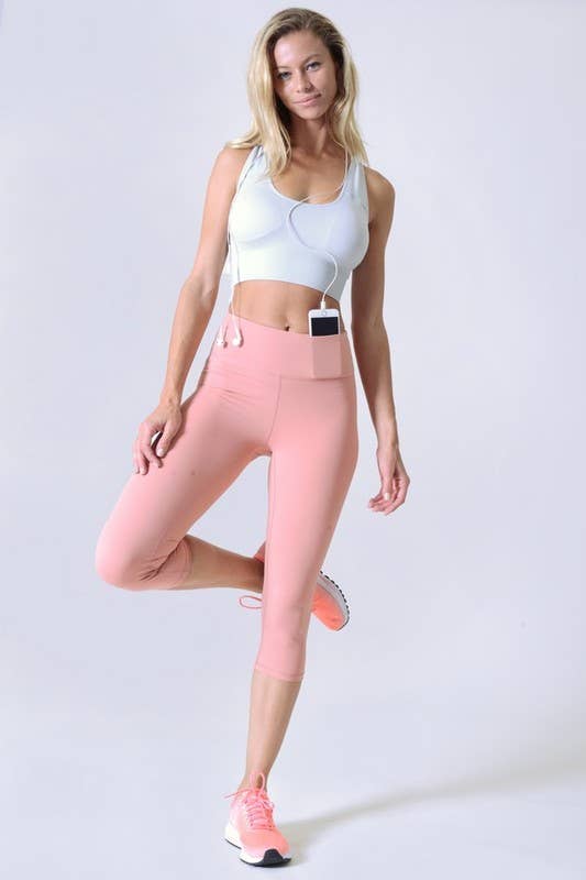 Activewear Capri W/ Hidden Pocket