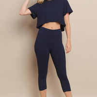 Cropped Crew Tee