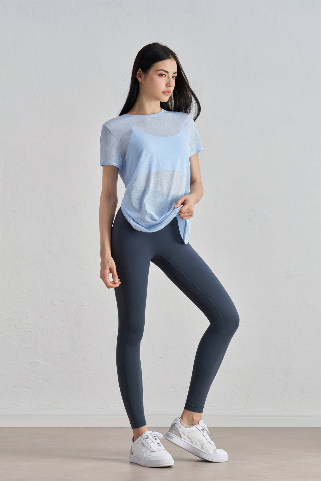 Gillian Open Back Cover Up Active T-Shirt