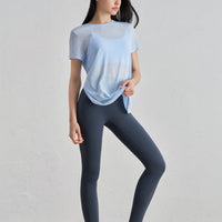 Gillian Open Back Cover Up Active T-Shirt