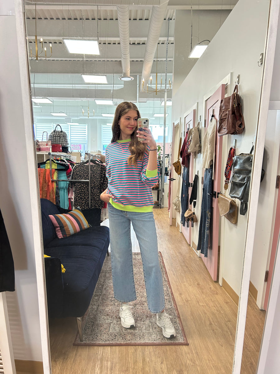 Striped Multicolour Long-Sleeve Sweater