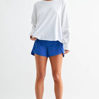 Contour Scallop Active Shorts