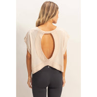 Boxy Crew Neck Top