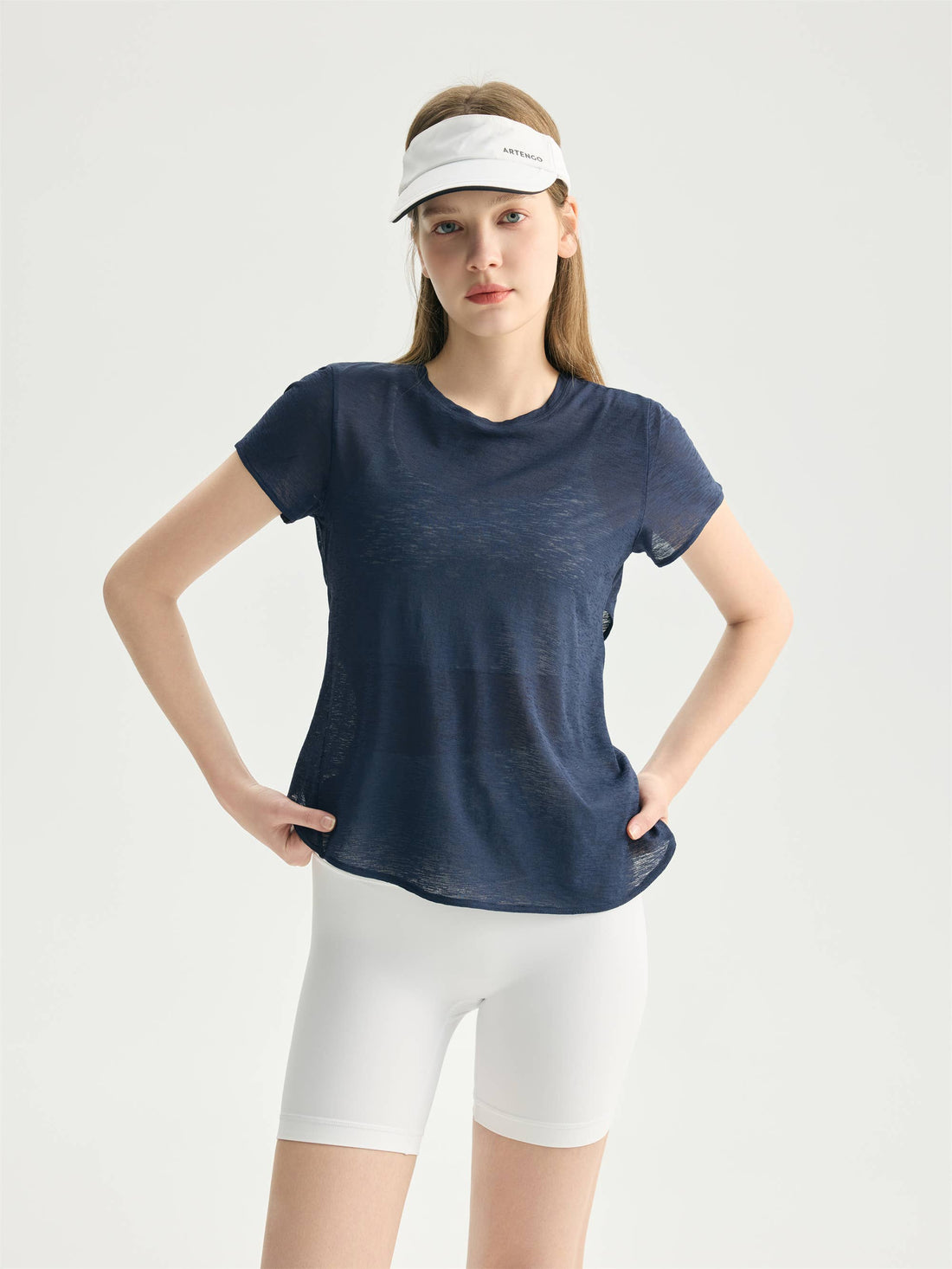 Gillian Open Back Cover Up Active T-Shirt