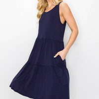 Bohemian Bella Sleeveless Layered Dress