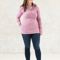 Pink Cement Pullover Hoodie