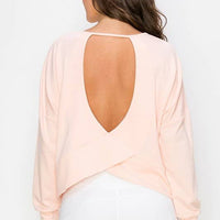 Cutout Long Sleeve Top