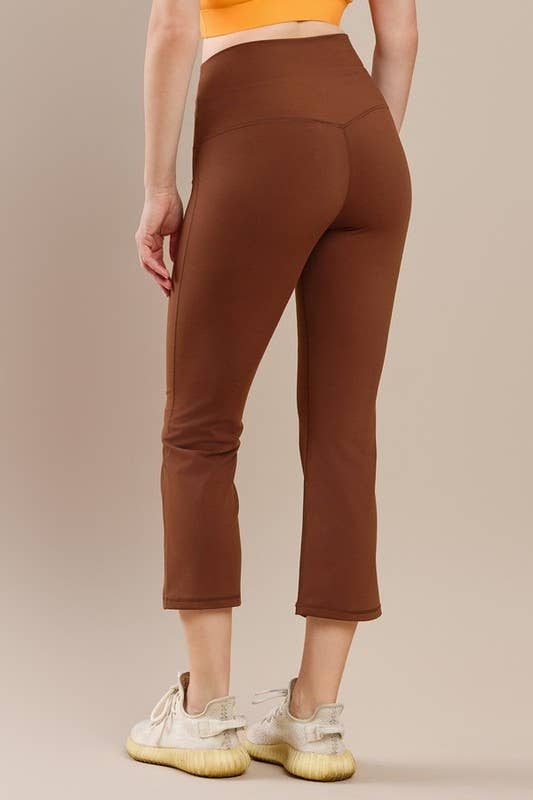 Butterysoft Yoga Flare High Waisted Capri