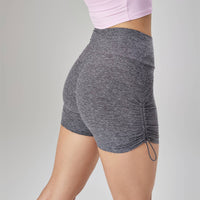 Hattie Drawstring Side Ruched Active Shorts