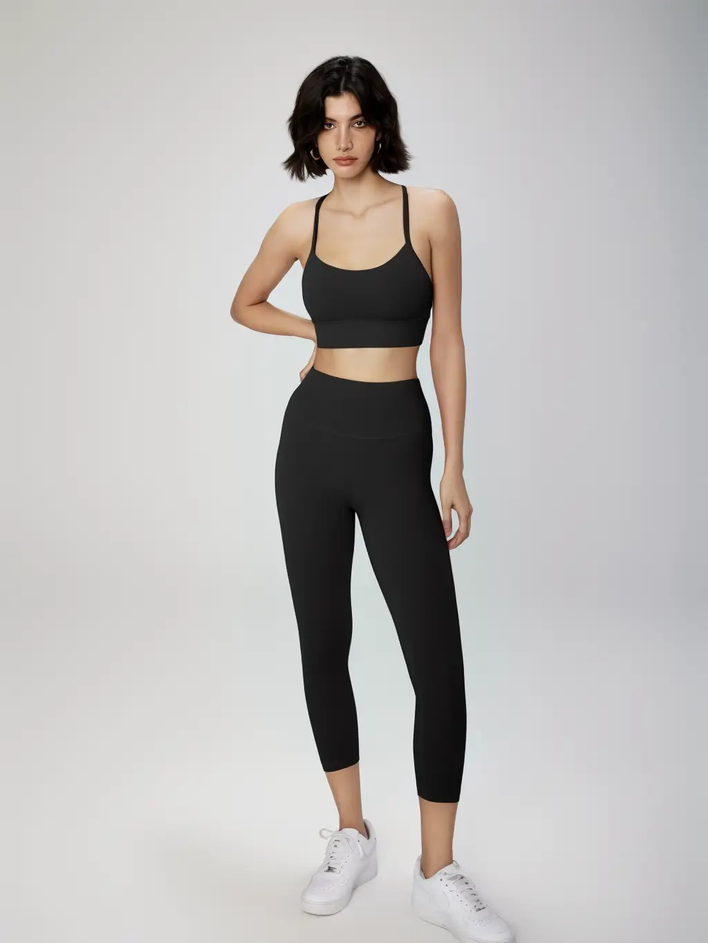 Jasmine High Waist Capri Leggings