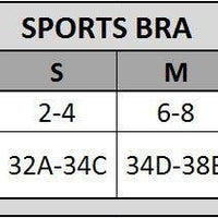 Deep V-Neck Mesh Activewear Sports Bra