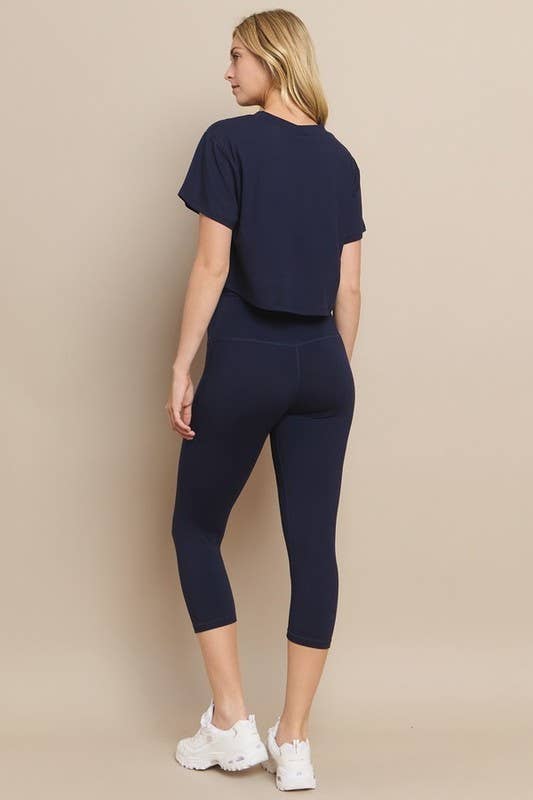 Cropped Crew Tee