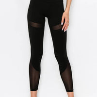 Contour Mesh Active Leggings