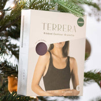 Bamboo Ribbed Contour Bralette - Dusty Purple