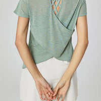 Gillian Open Back Cover Up Active T-Shirt