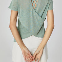 Gillian Open Back Cover Up Active T-Shirt