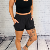 2-in-1 Butterfly Shorts