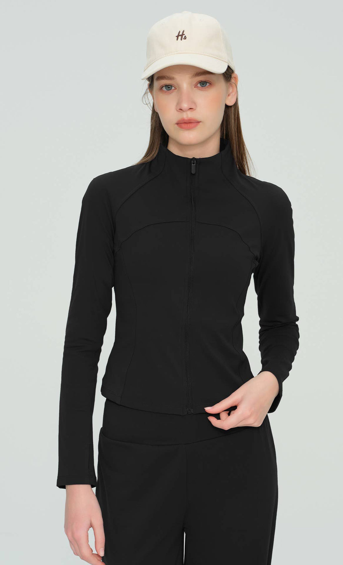 Kamira Fleece Sculpt Zipper Jacket -junior fit