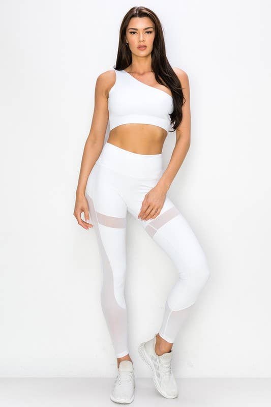 Side Shoulder Sports Bra