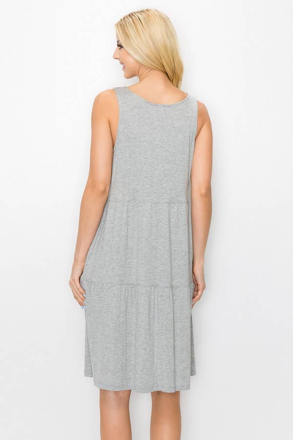 Bohemian Bella Sleeveless Layered Dress
