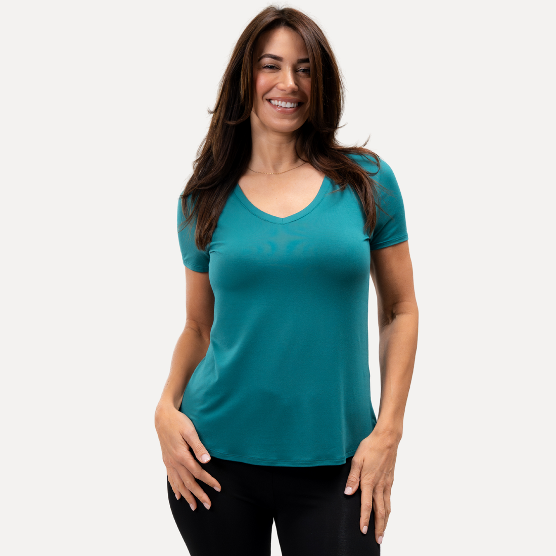 Bamboo Rylie V-Neck Tee