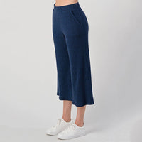 Brushed Rib Knit Lounge Capri