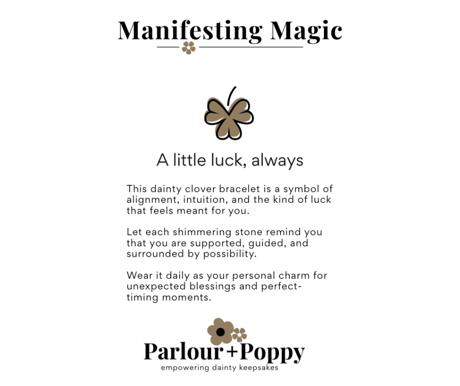 Manifesting Magic Clover Bracelet