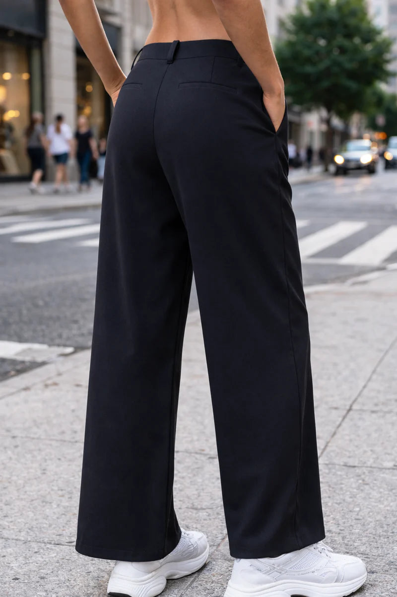 Avery AirTech Wide-Leg Dress Pant