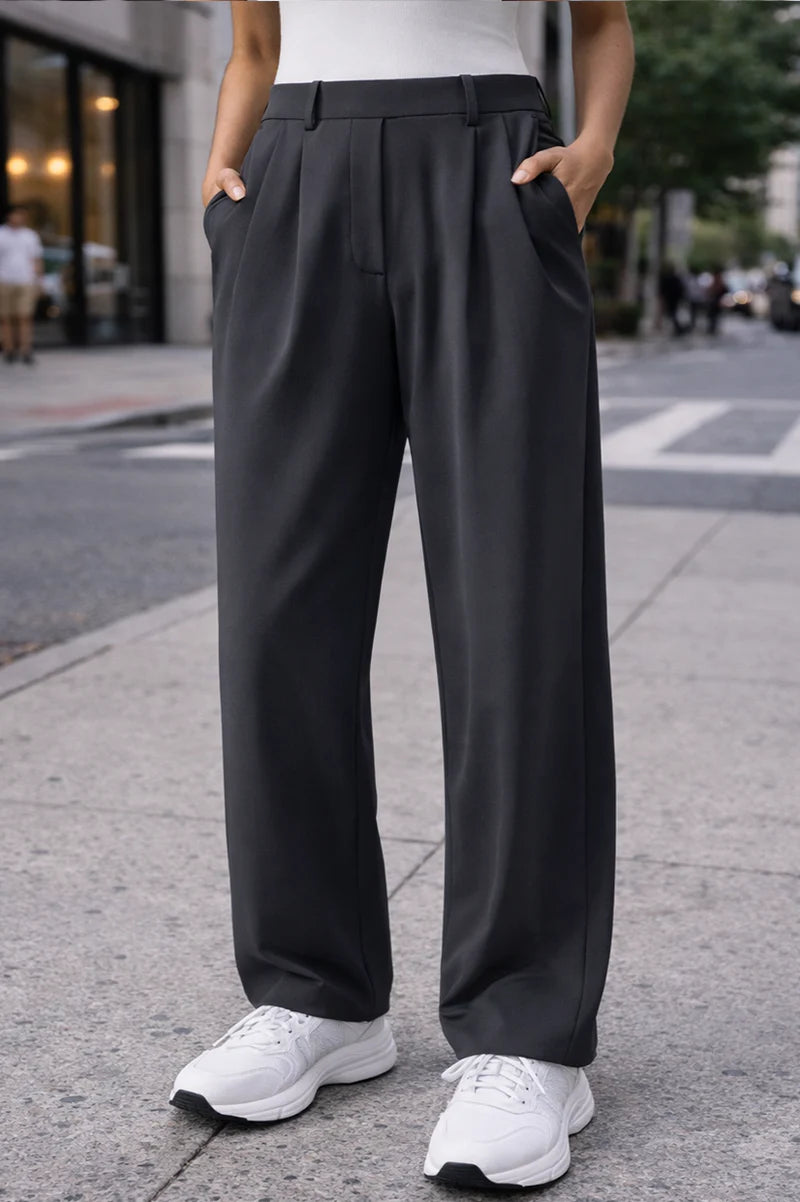 Avery AirTech Wide-Leg Dress Pant