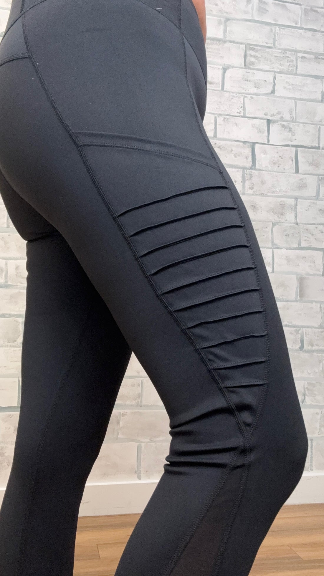 Mesh Leggings with Moto Pockets