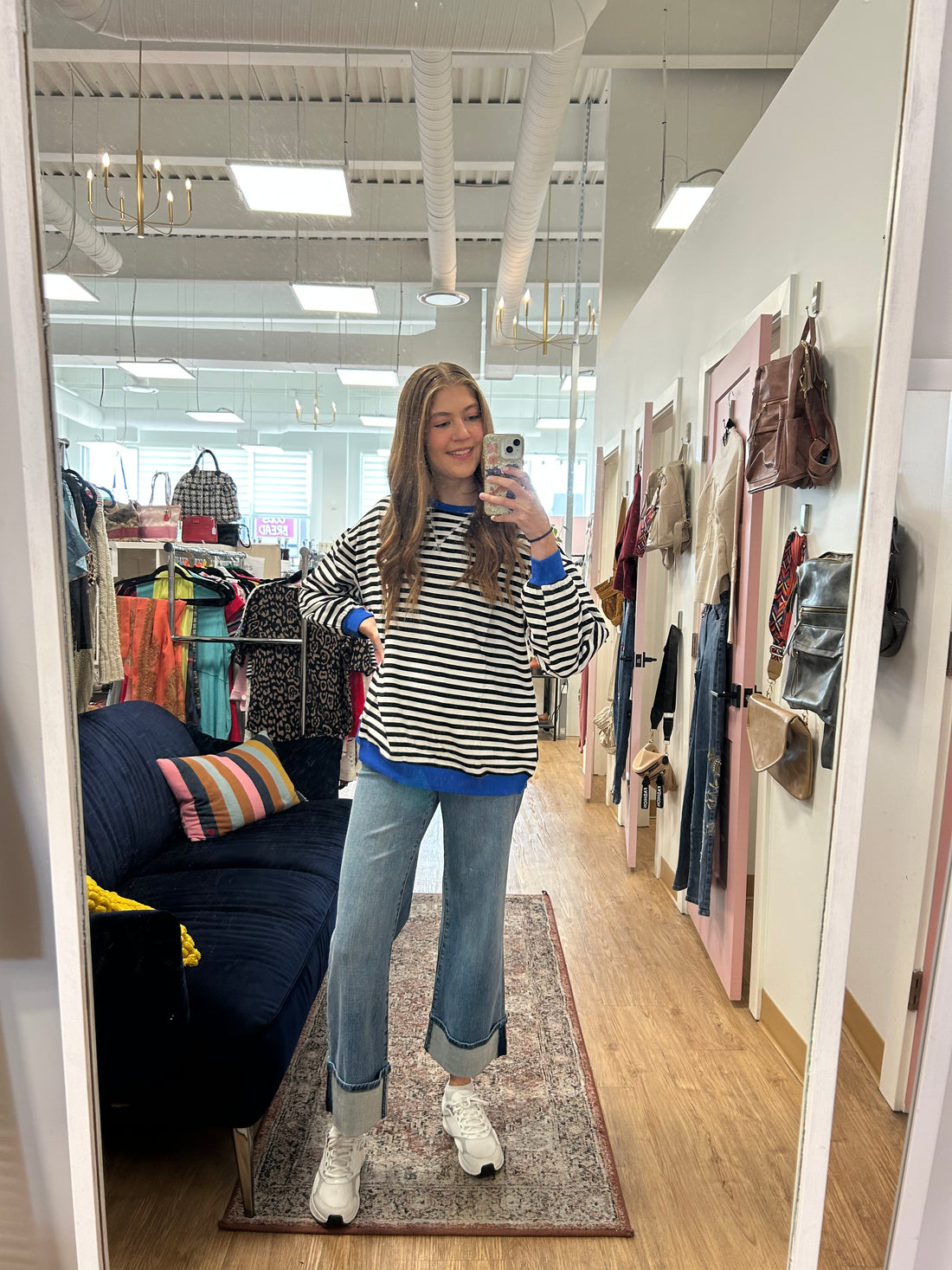 Striped Multicolour Long-Sleeve Sweater