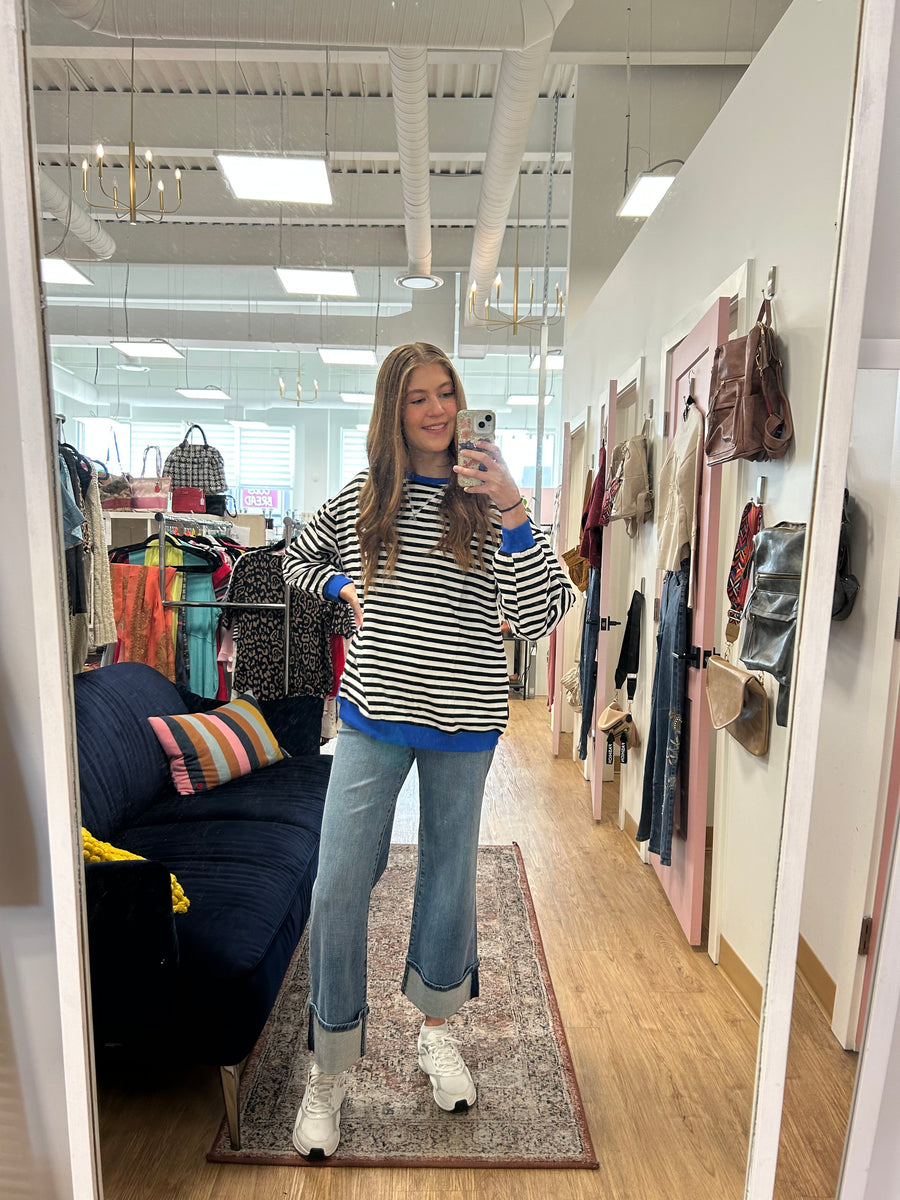 Striped Multicolour Long-Sleeve Sweater