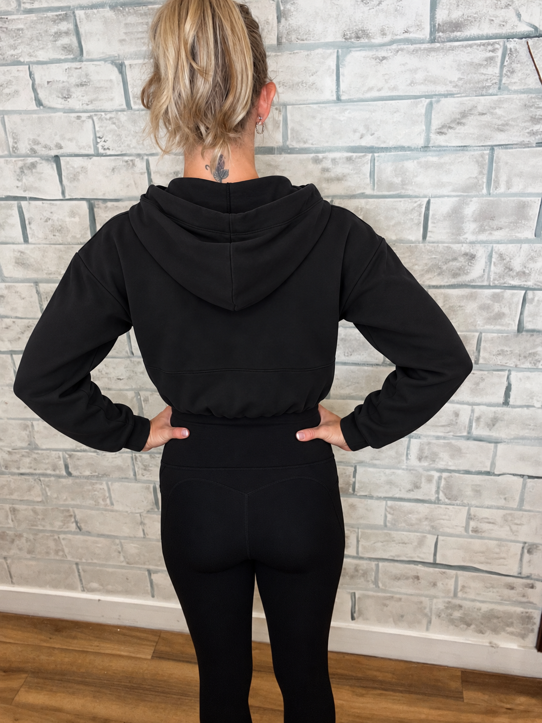 Soft Crop Zip Hoodie