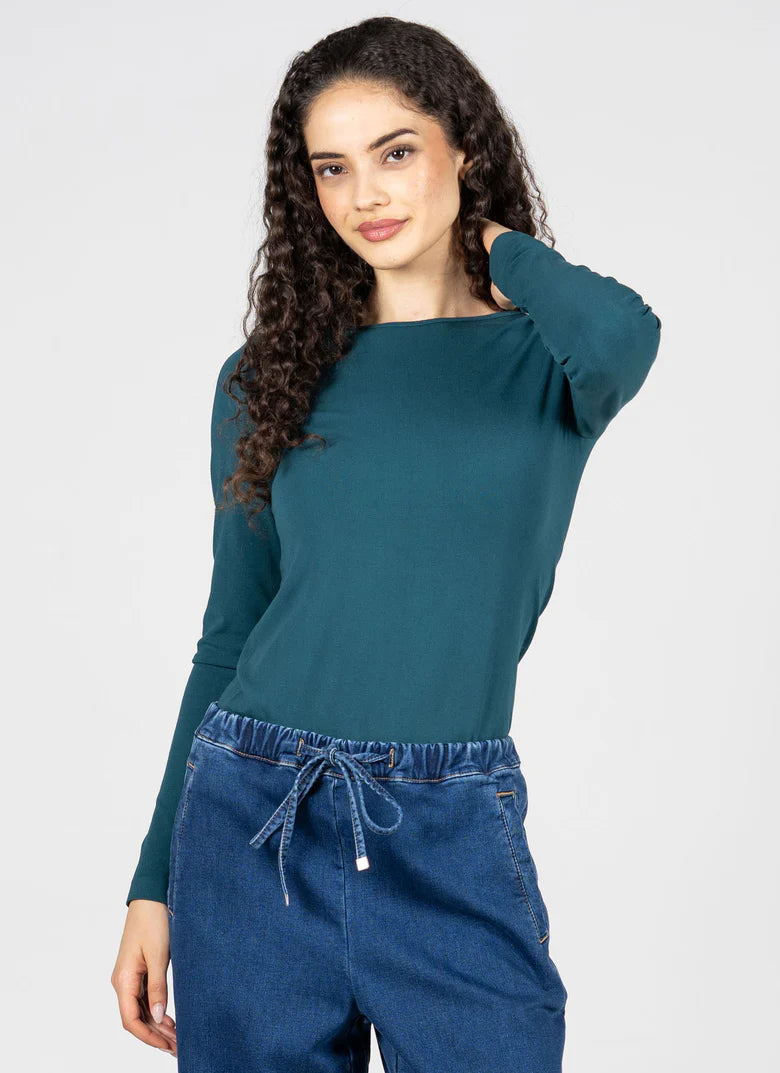 C'est Moi Bamboo Long Sleeve Crew Neck
