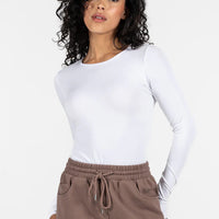 C'est Moi Bamboo Long Sleeve Crew Neck