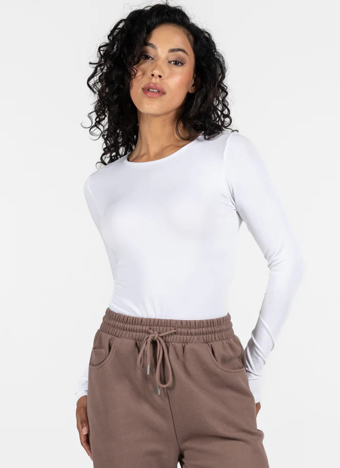 C'est Moi Bamboo Long Sleeve Crew Neck