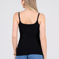 C'est Moi Bamboo Rib Low Cut Cami