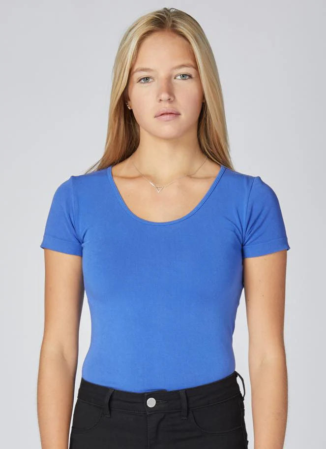 C'est Moi S/S Scoop Neck Top