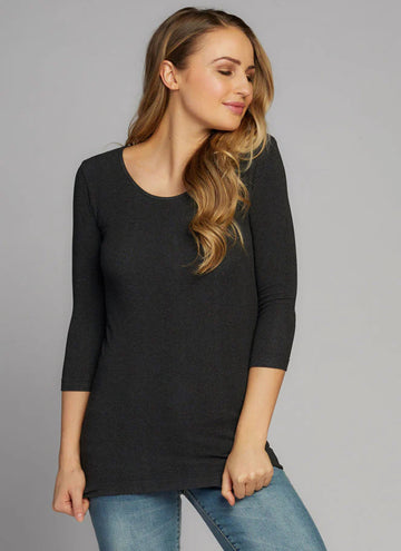 C'est Moi 3/4 Sleeve Bamboo Top