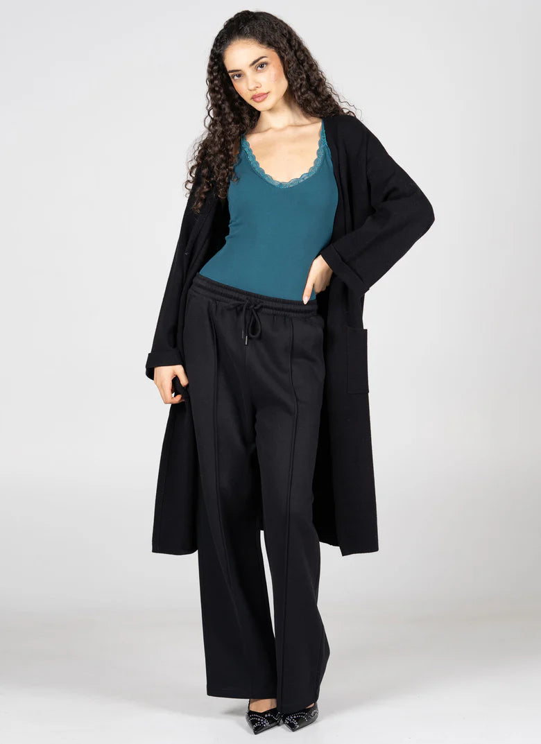C'est Moi Fleece Wide Leg Pant
