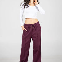 C'est Moi Fleece Wide Leg Pant