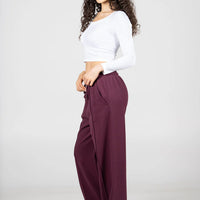 C'est Moi Fleece Wide Leg Pant