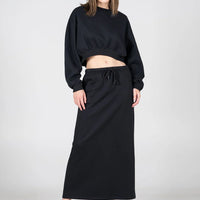 C'est Moi Fleece Front Pocket Skirt