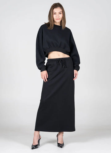 C'est Moi Fleece Front Pocket Skirt
