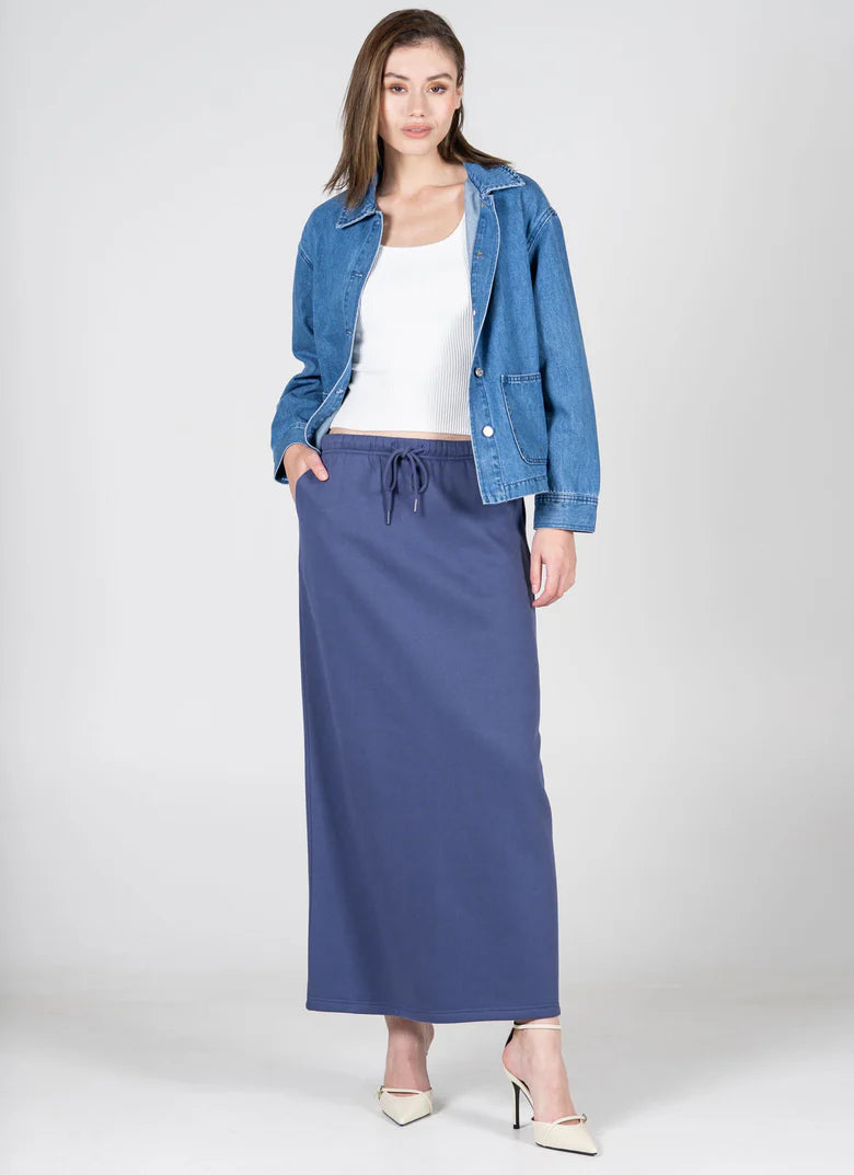 C'est Moi Fleece Front Pocket Skirt