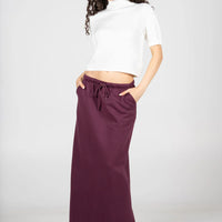C'est Moi Fleece Front Pocket Skirt