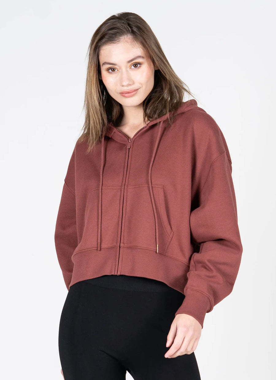 C'est Moi Cotton Fleece Zip Hoodie