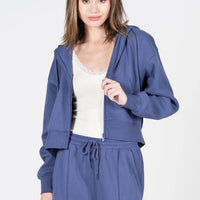 C'est Moi Cotton Fleece Zip Hoodie