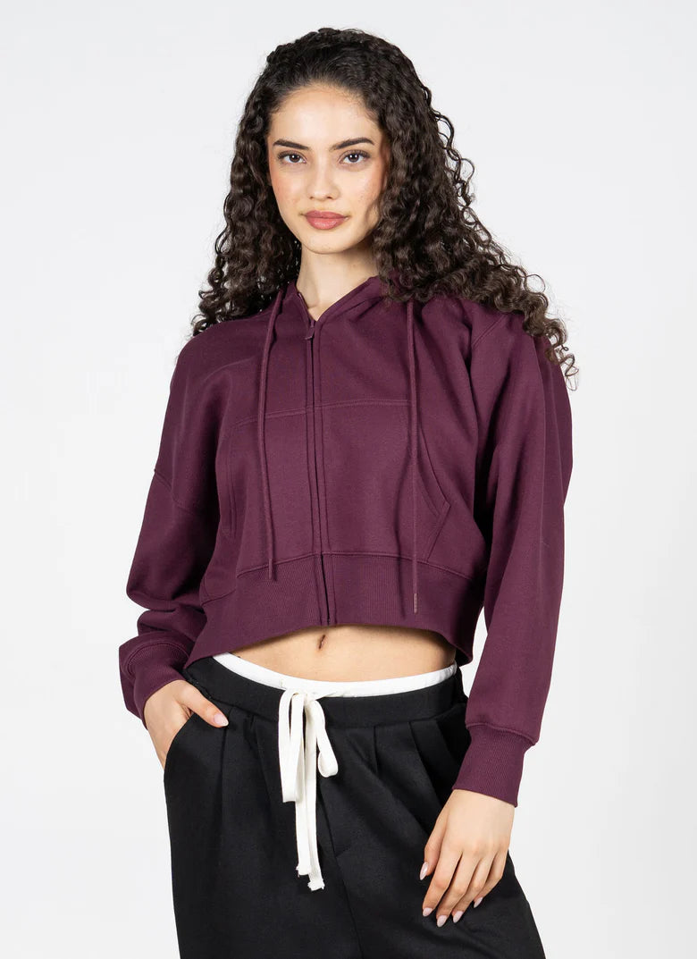 C'est Moi Cotton Fleece Zip Hoodie